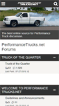 Mobile Screenshot of performancetrucks.net